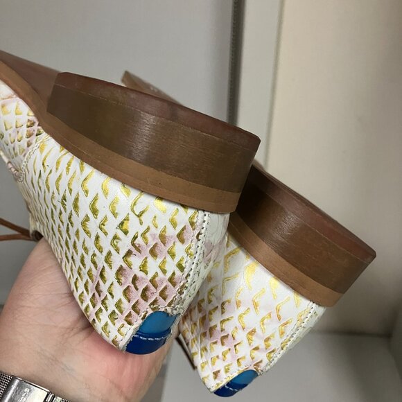 *Barely Worn* 2019 Fluevog Modvog ACE FACE! Snake, Size Men's 5 (Women's 8.5)! - Picture 12 of 13